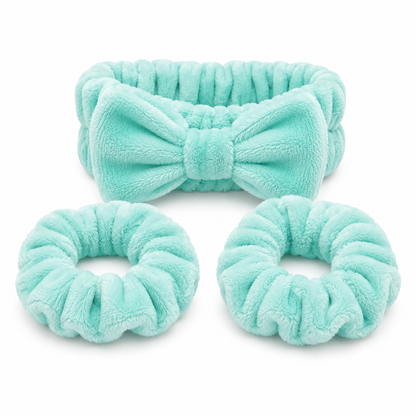 Beauty Set - Vincha + Muñequeras para Skincare